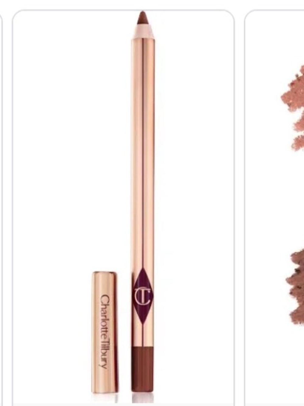 Charlotte Tilbury Lip Cheat Lip Liner Pencil - Warm Brown,  pillow, Talk medium